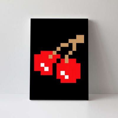 Retro Arcade Game Cherries Canvas