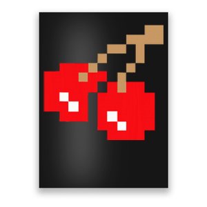 Retro Arcade Game Cherries Poster