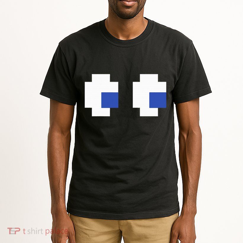 Retro Arcade Game Ghost Eyes 80s Halloween Group Costume Tall T-Shirt