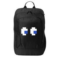 Retro Arcade Game Ghost Eyes 80s Halloween Group Costume City Backpack
