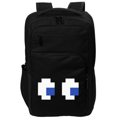 Retro Arcade Game Ghost Eyes 80s Halloween Group Costume Impact Tech Backpack