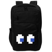 Retro Arcade Game Ghost Eyes 80s Halloween Group Costume Impact Tech Backpack