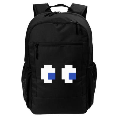 Retro Arcade Game Ghost Eyes 80s Halloween Group Costume Backpack