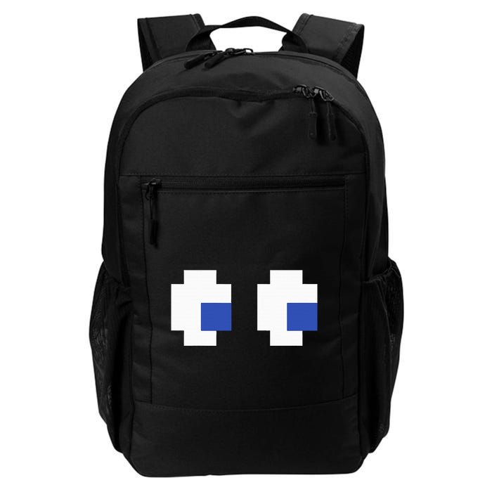 Retro Arcade Game Ghost Eyes 80s Halloween Group Costume Backpack
