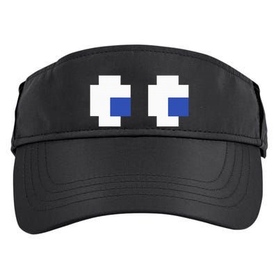 Retro Arcade Game Ghost Eyes 80s Halloween Group Costume Adult Drive Performance Visor