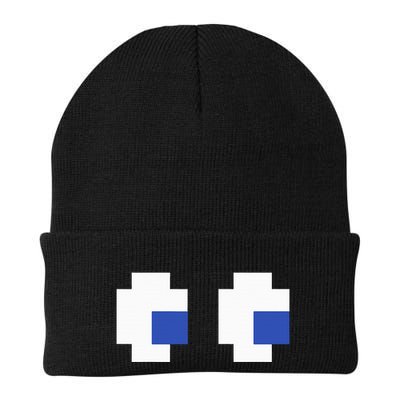 Retro Arcade Game Ghost Eyes 80s Halloween Group Costume Beanie