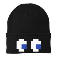 Retro Arcade Game Ghost Eyes 80s Halloween Group Costume Beanie