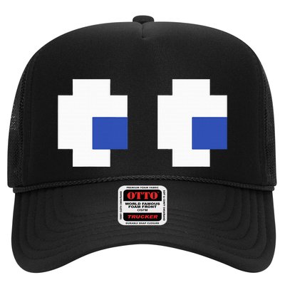 Retro Arcade Game Ghost Eyes 80s Halloween Group Costume Trucker Hat