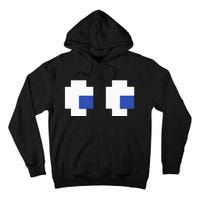 Retro Arcade Game Ghost Eyes 80s Halloween Group Costume Tall Hoodie