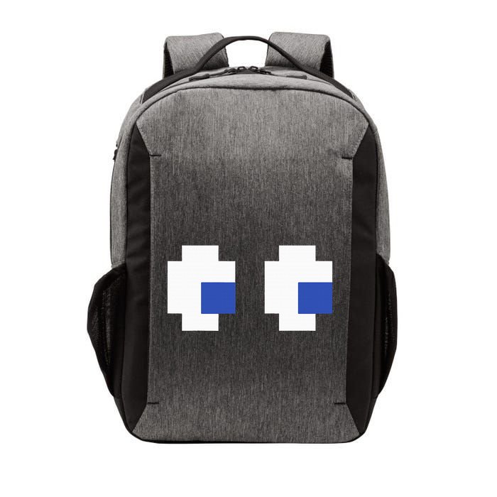 Retro Arcade Game Ghost Eyes 80s Halloween Group Costume Vector Backpack