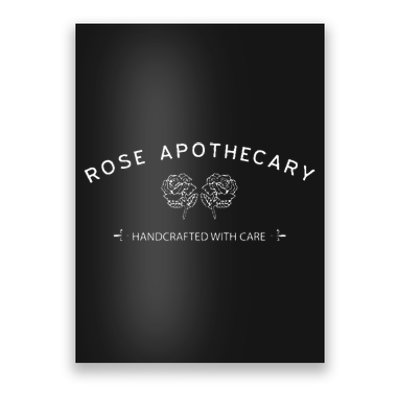 Rose Apothecary Handcrafted With Care Poster