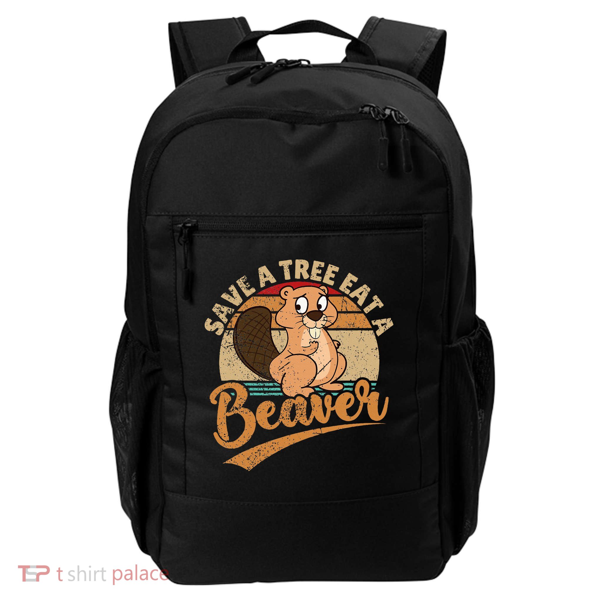 Raunchy Adult Humor Funny Beaver Tree Lover Gag Saying Backpack
