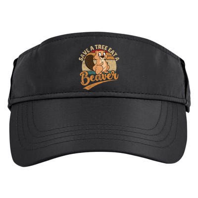 Raunchy Adult Humor Funny Beaver Tree Lover Gag Saying Adult Drive Performance Visor