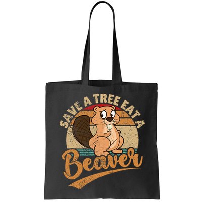 Raunchy Adult Humor Funny Beaver Tree Lover Gag Saying Bag