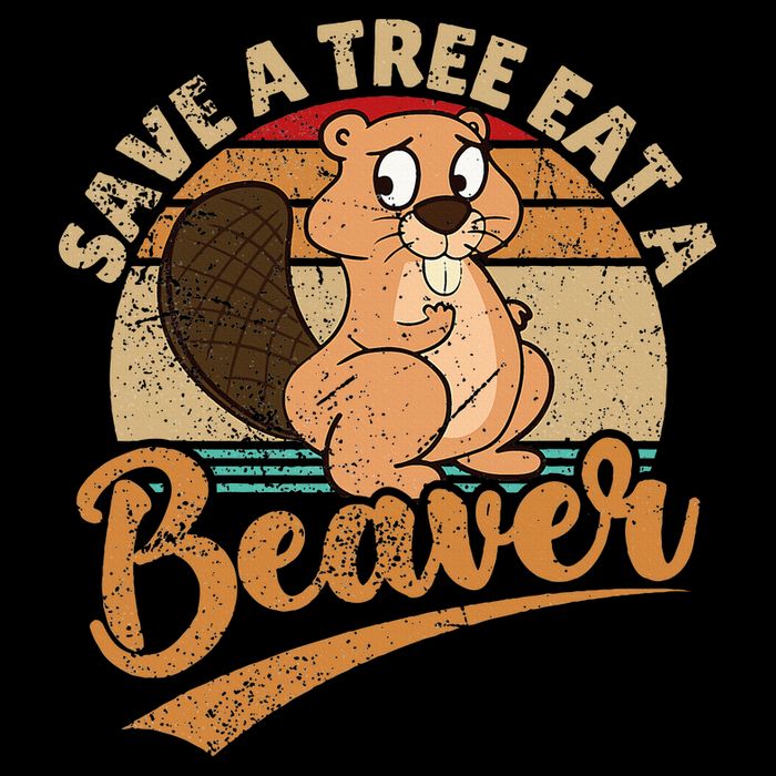 Raunchy Adult Humor Funny Beaver Tree Lover Gag Saying Women's Crop Top Tee