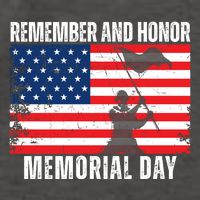 Remember And Honor Memorial Day Usa Flag Vector Backpack