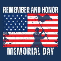 Remember And Honor Memorial Day Usa Flag Baby Bodysuit