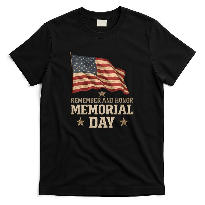 Remember and Honor Memorial Day T-Shirt
