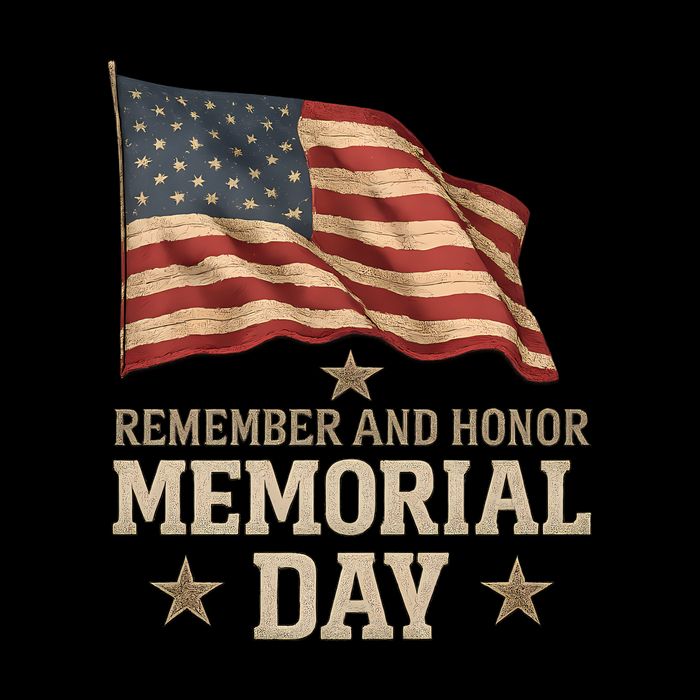 Remember and Honor Memorial Day Button