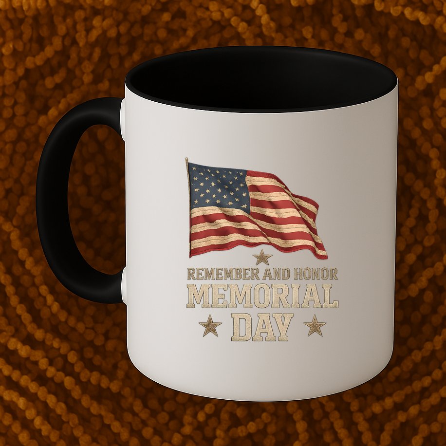 Remember and Honor Memorial Day Mug