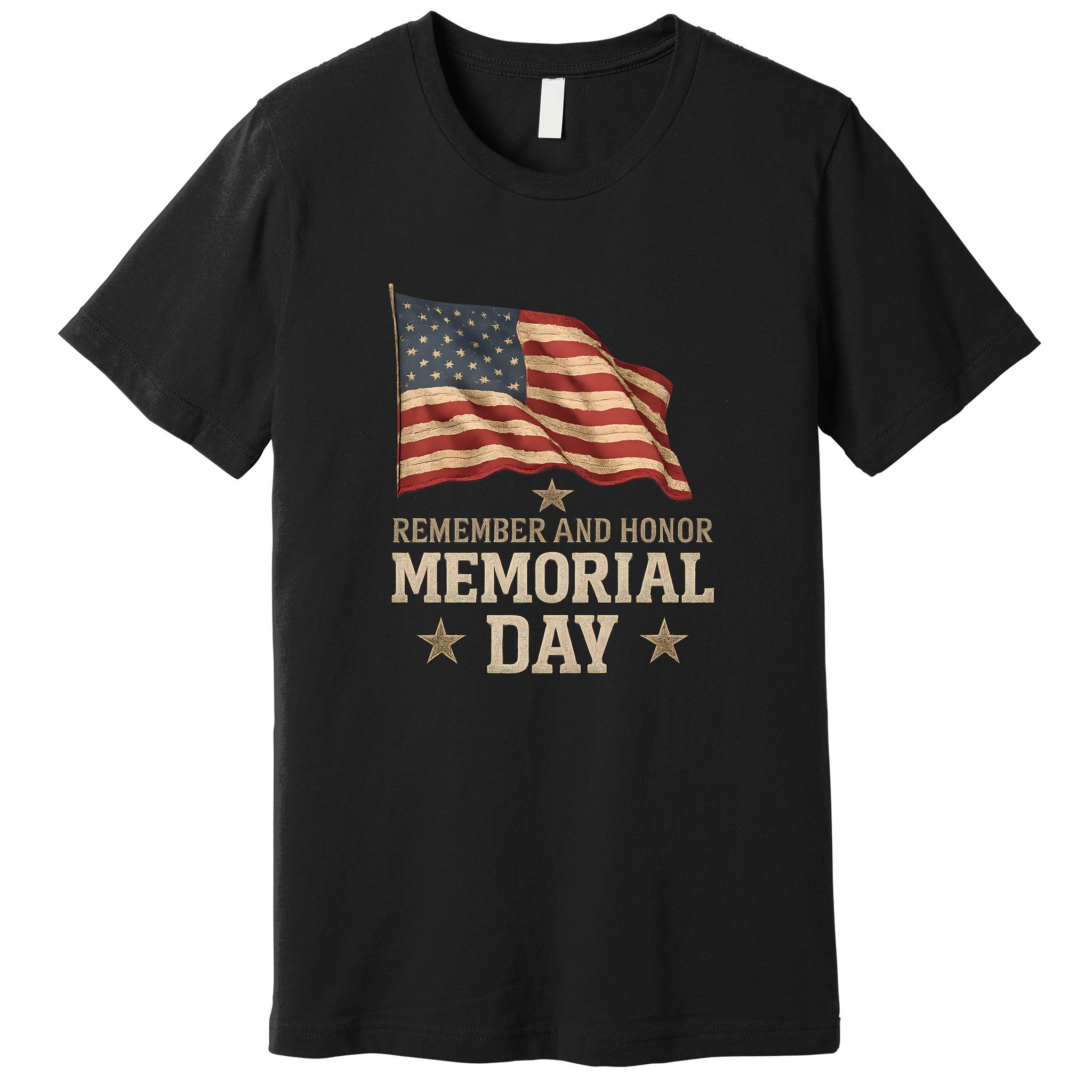Remember and Honor Memorial Day Premium T-Shirt