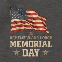 Remember and Honor Memorial Day Vector Backpack
