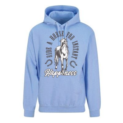 Ride A Horse For Instant Happiness Unisex Surf Hoodie