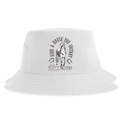 Ride A Horse For Instant Happiness Sustainable Bucket Hat