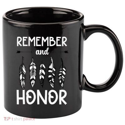 Remember And Honor Orange Day Canada Indigenous Children 11oz C Handle Ceramic Mug