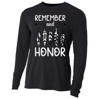 Remember And Honor Orange Day Canada Indigenous Children Cooling Performance Long Sleeve Crew