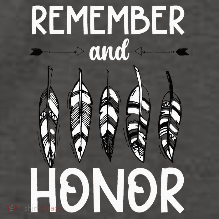 Remember And Honor Orange Day Canada Indigenous Children Vector Backpack