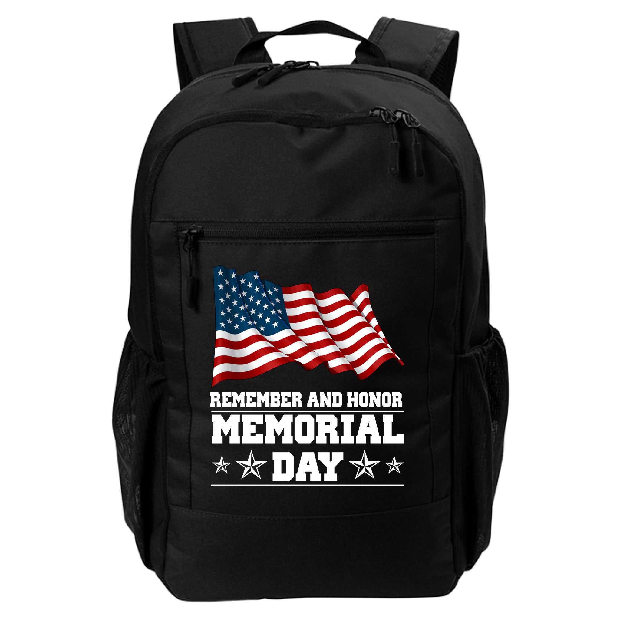 Remember And Honor Memorial Day Patriot Backpack