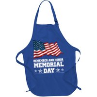 Remember And Honor Memorial Day Patriot Apron