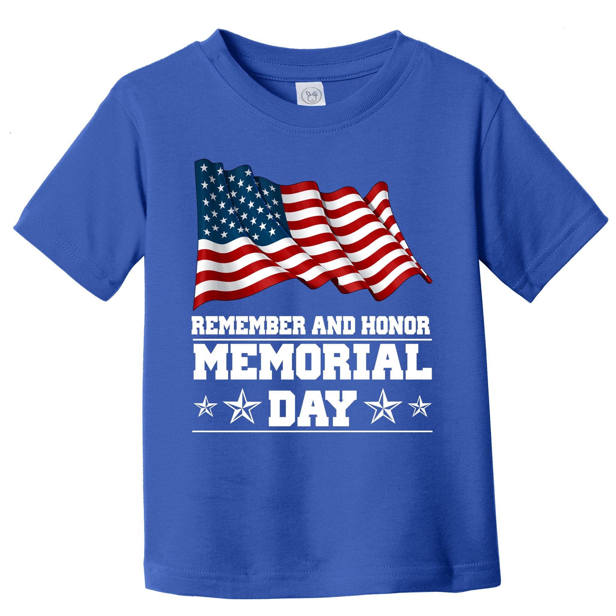 Remember And Honor Memorial Day Patriot Toddler T-Shirt