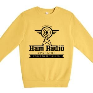 Radio Amateur Ham Radio Operator Administrator Gift Premium Crewneck Sweatshirt