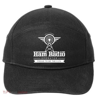 Radio Amateur Ham Radio Operator Administrator Gift 7-Panel Snapback Hat
