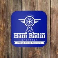 Radio Amateur Ham Radio Operator Administrator Gift Coaster