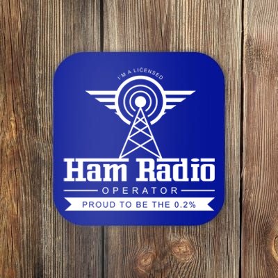 Radio Amateur Ham Radio Operator Administrator Gift Coaster