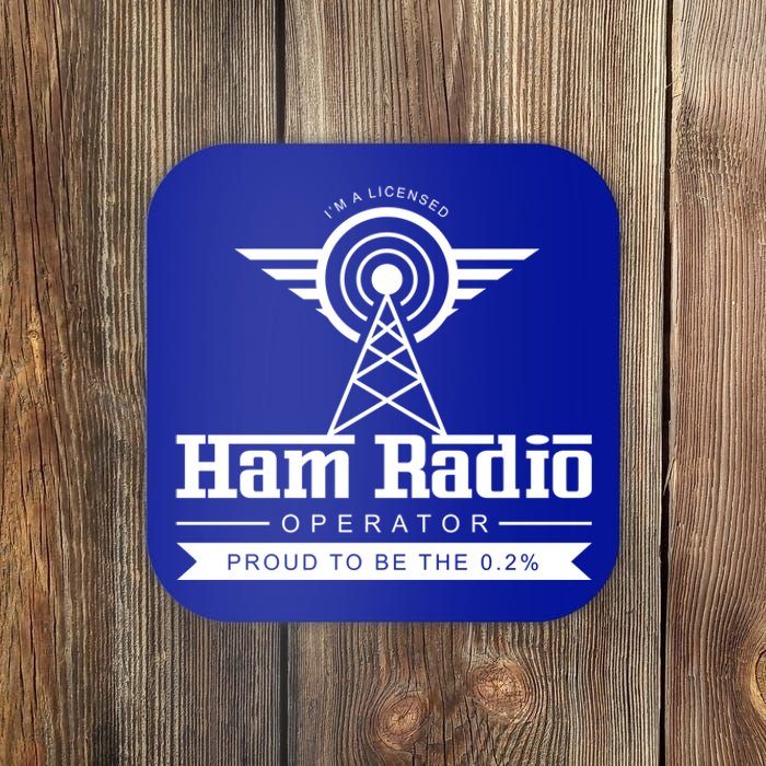 Radio Amateur Ham Radio Operator Administrator Gift Coaster