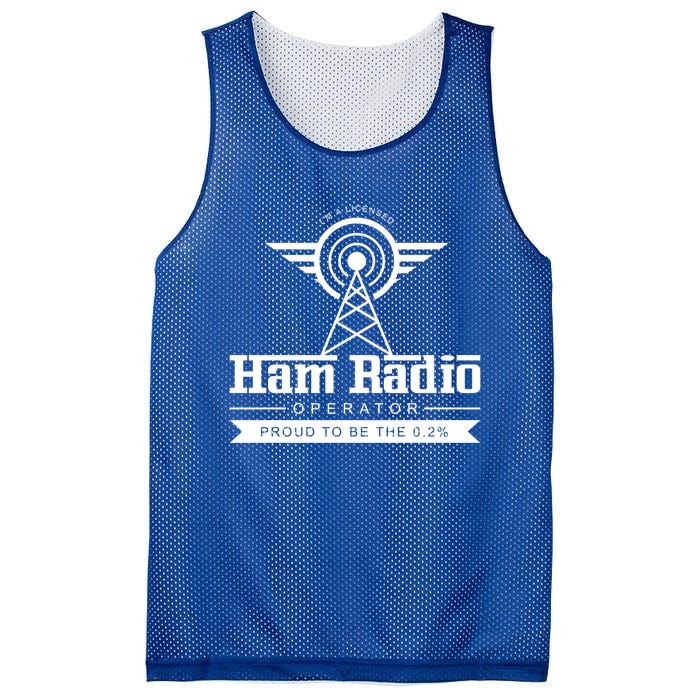 Radio Amateur Ham Radio Operator Administrator Gift Mesh Reversible Basketball Jersey Tank