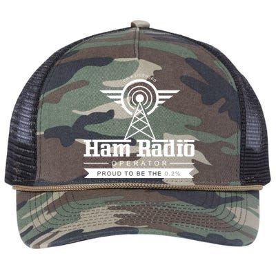 Radio Amateur Ham Radio Operator Administrator Gift Retro Rope Trucker Hat Cap