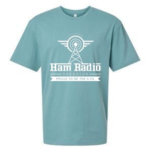 Radio Amateur Ham Radio Operator Administrator Gift Sueded Cloud Jersey T-Shirt