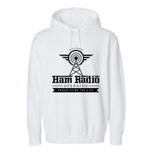 Radio Amateur Ham Radio Operator Administrator Gift Garment-Dyed Fleece Hoodie