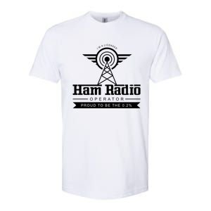 Radio Amateur Ham Radio Operator Administrator Gift Softstyle CVC T-Shirt