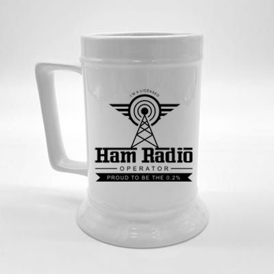 Radio Amateur Ham Radio Operator Administrator Gift Beer Stein