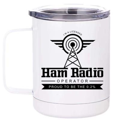 Radio Amateur Ham Radio Operator Administrator Gift 12 oz Stainless Steel Tumbler Cup