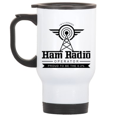 Radio Amateur Ham Radio Operator Administrator Gift Stainless Steel Travel Mug