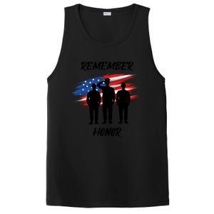 Remember And Honor Design For Patriots Cool Gift PosiCharge Competitor Tank