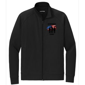 Remember And Honor Design For Patriots Cool Gift Stretch Full-Zip Cadet Jacket