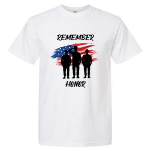 Remember And Honor Design For Patriots Cool Gift Garment-Dyed Heavyweight T-Shirt